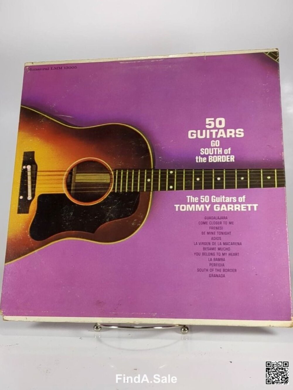 50 Guitars Go South of the Border, The 50 Guitars of Tommy Garrett, Vinyl LP
